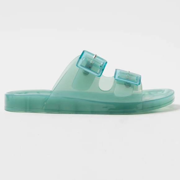 NWOT SODA Buckle Jelly Womens Slide Sandals Size 10 - Picture 2 of 5